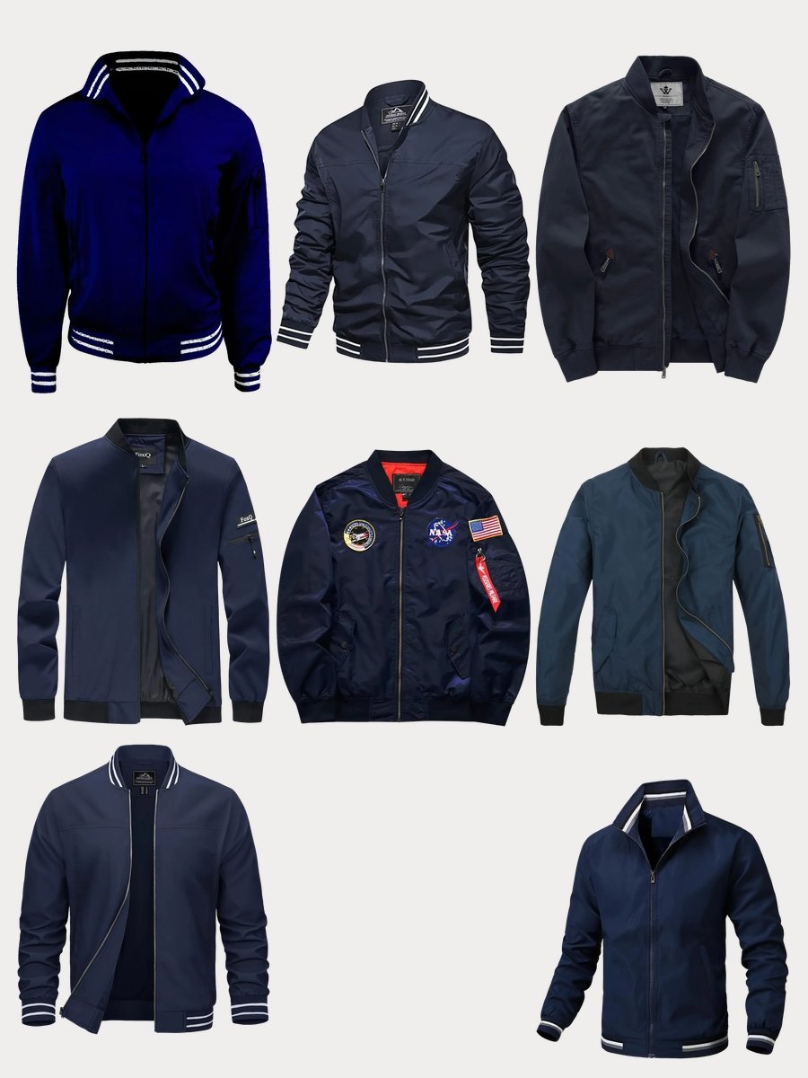 Lightweight Jacket Women: Navy Bombers Steal the Show!