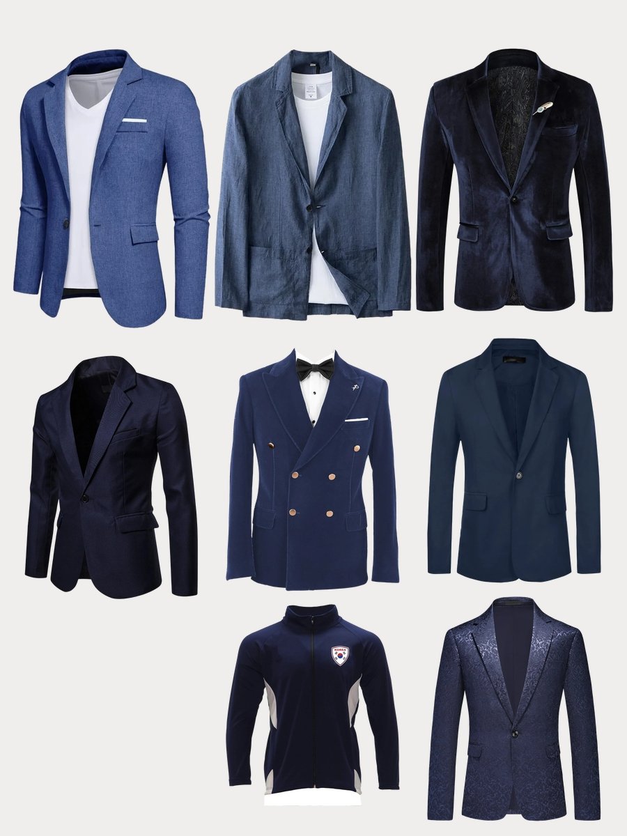 Sport Jackets for Men: Navy Elegance