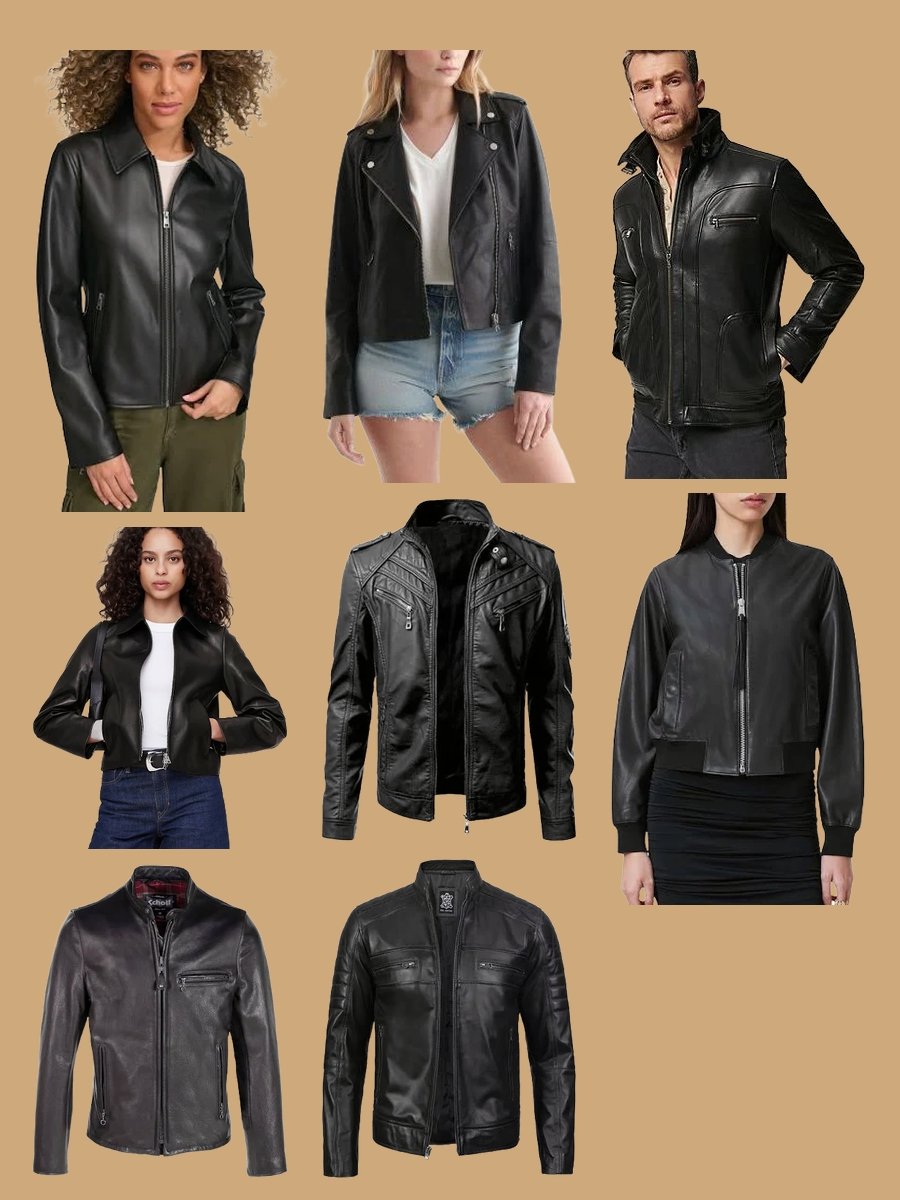 Jacket Drawing: Style a Black Leather Dream