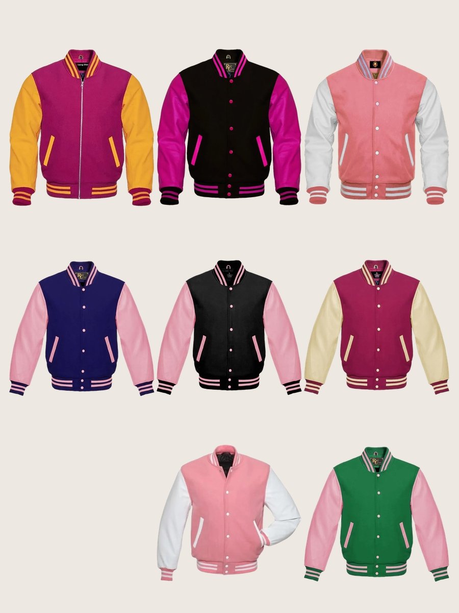Rock the Trend: Pink Varsity Jacket Vibes