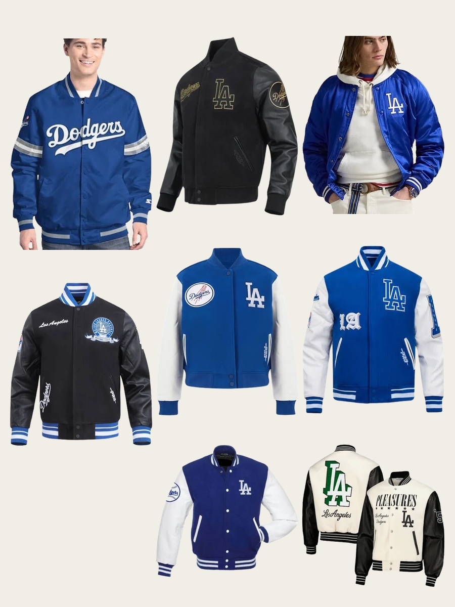 Rock the Dodgers Varsity Jacket with Style!
