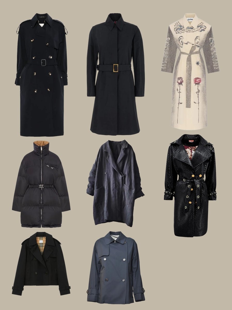 Chic Womens Coats and Jackets: The Classic Black Trench