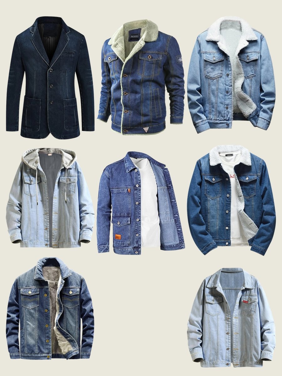 Rock the Ranch: Blue Denim Cowboys Jacket
