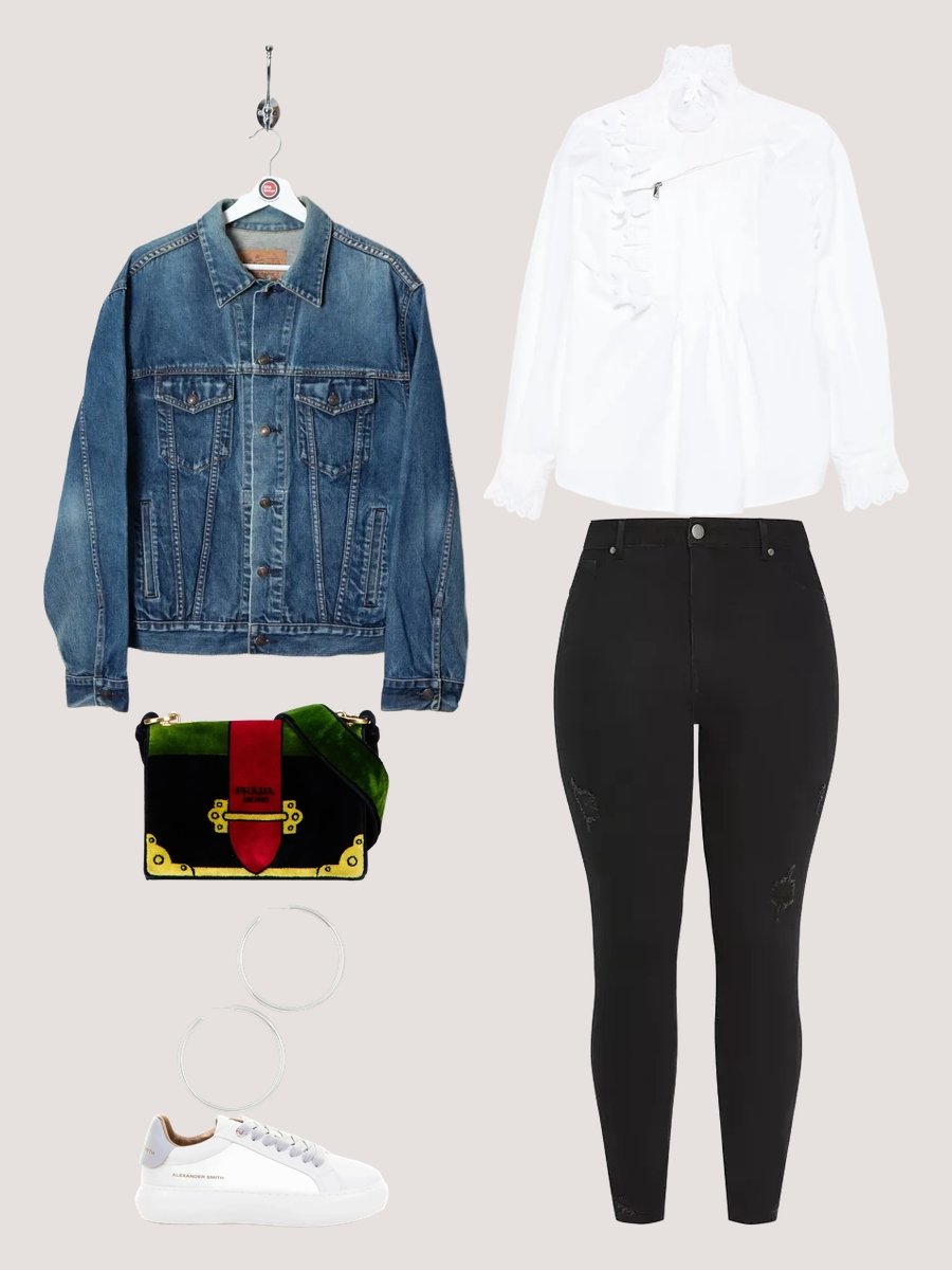 Denim Jacket with White: A Styling Dream!