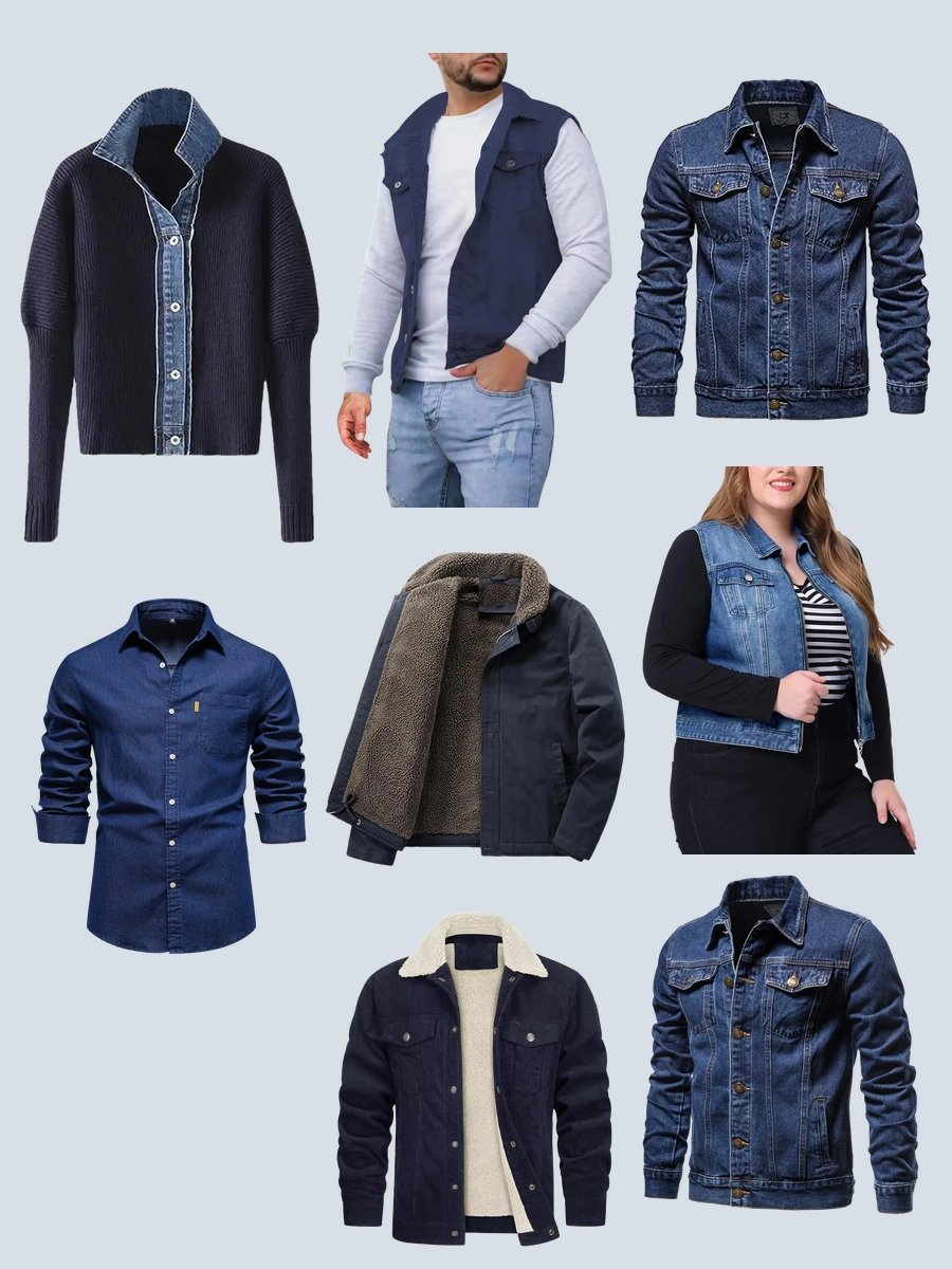 Blue Jacket Blue: Rock the Navy Denim Look!