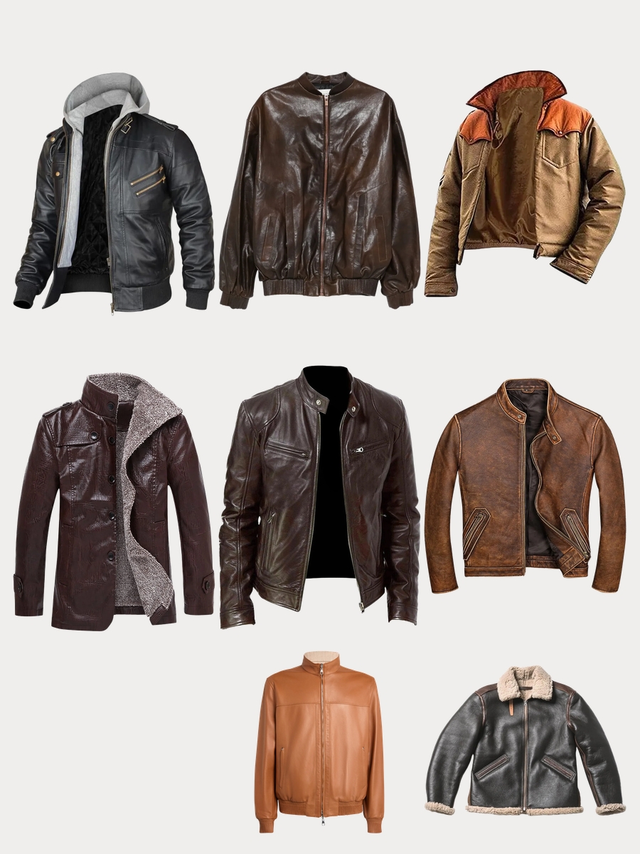 Brown Leather Bomber Jacket: Make It Your Style Hero!