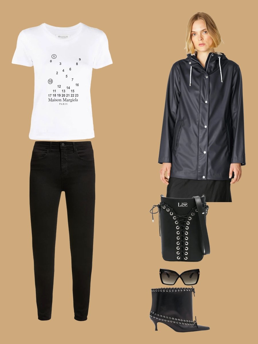 Women's Rain Jacket with Hood: Chic and Functional