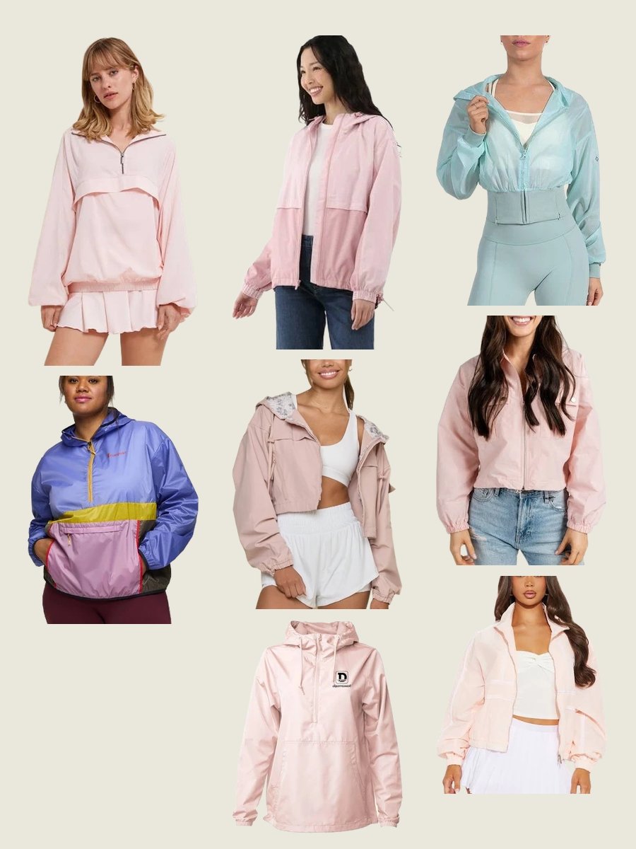 Light Jacket Love: Chic Pastel Windbreakers Rule