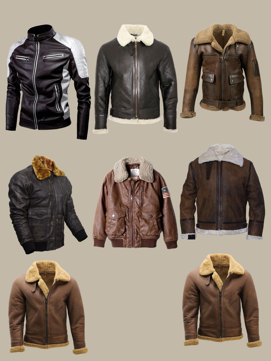 Unleash Style with the Brown Leather Aviator Jacket