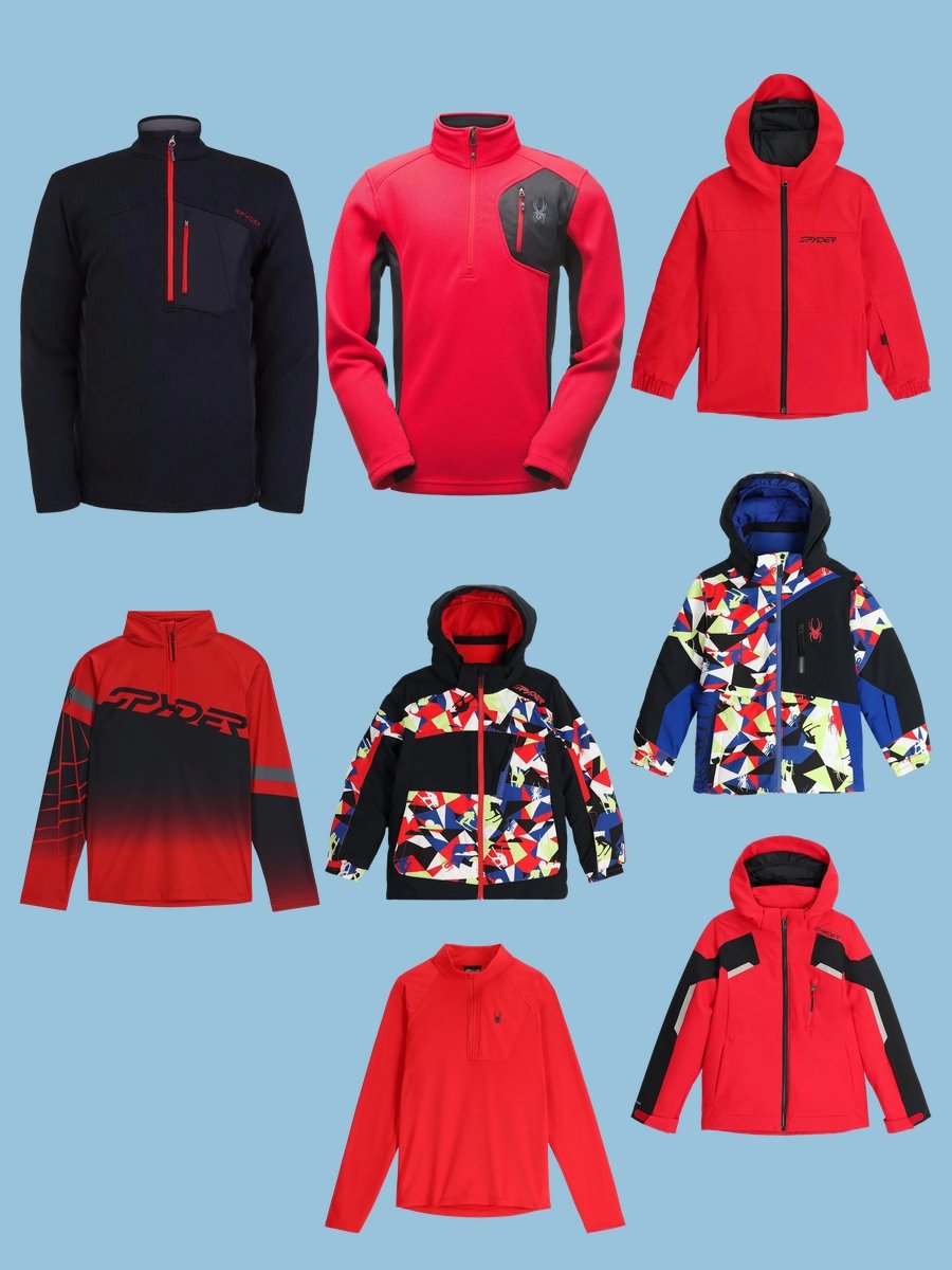 Sizzle on the Slopes with Spyder Jackets!