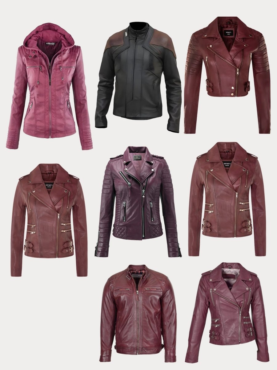 Burgundy Leather Jacket: Style Game Changer!