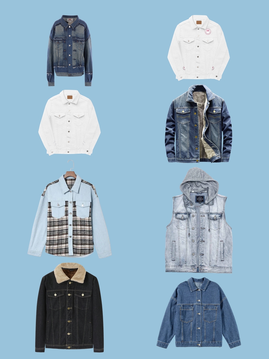 Unleash Your Style with a Denim Patchwork Battle Jacket