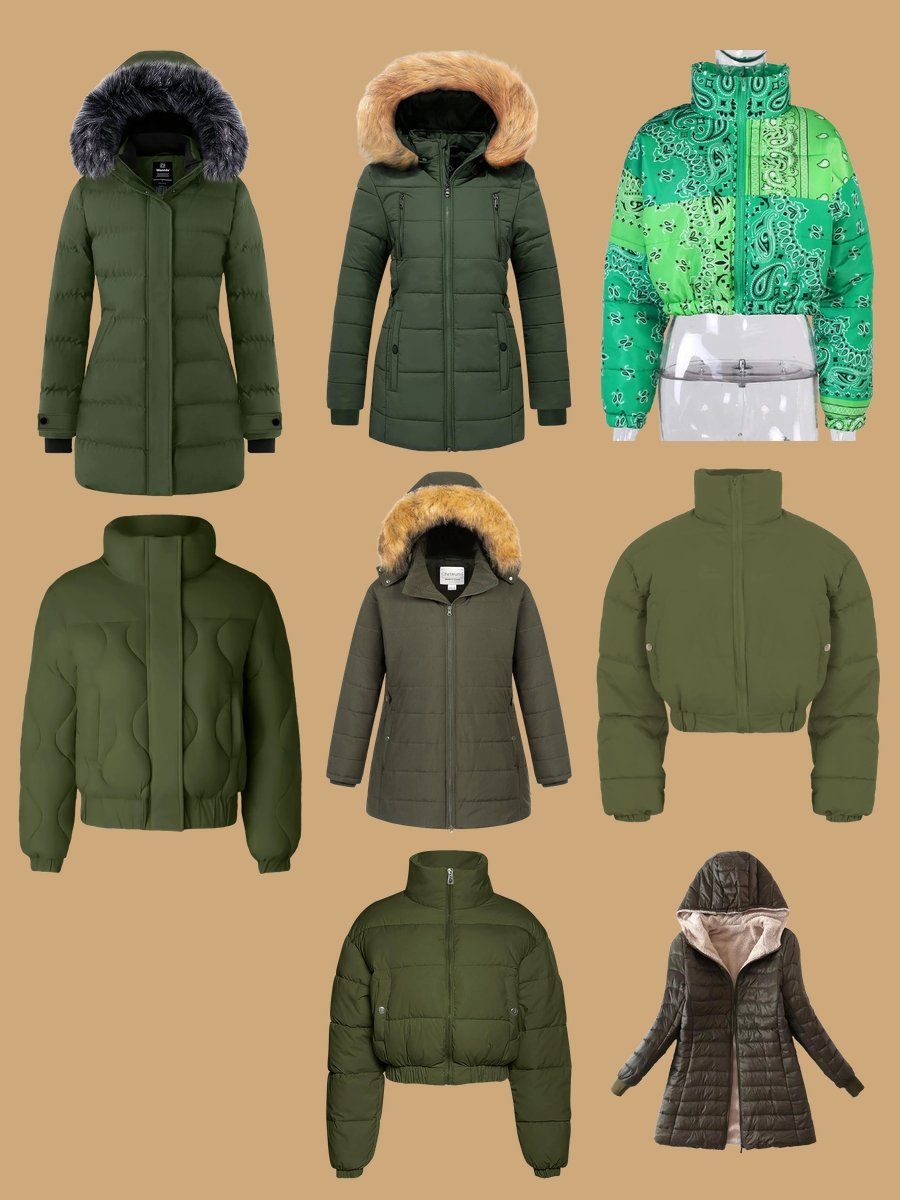 Green Puffer Jacket Glam: The Must-Have Outerwear
