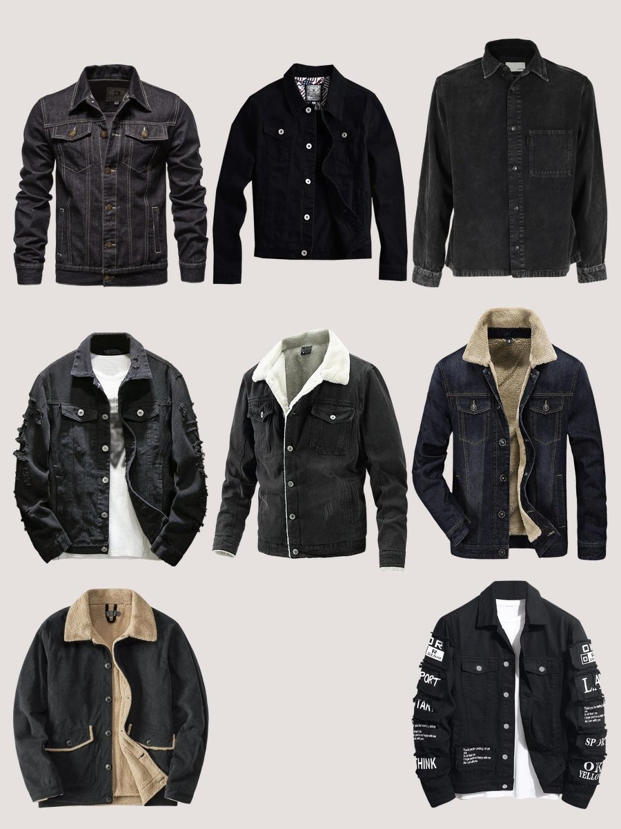Black Denim Jacket Mens: Iconic Looks Await
