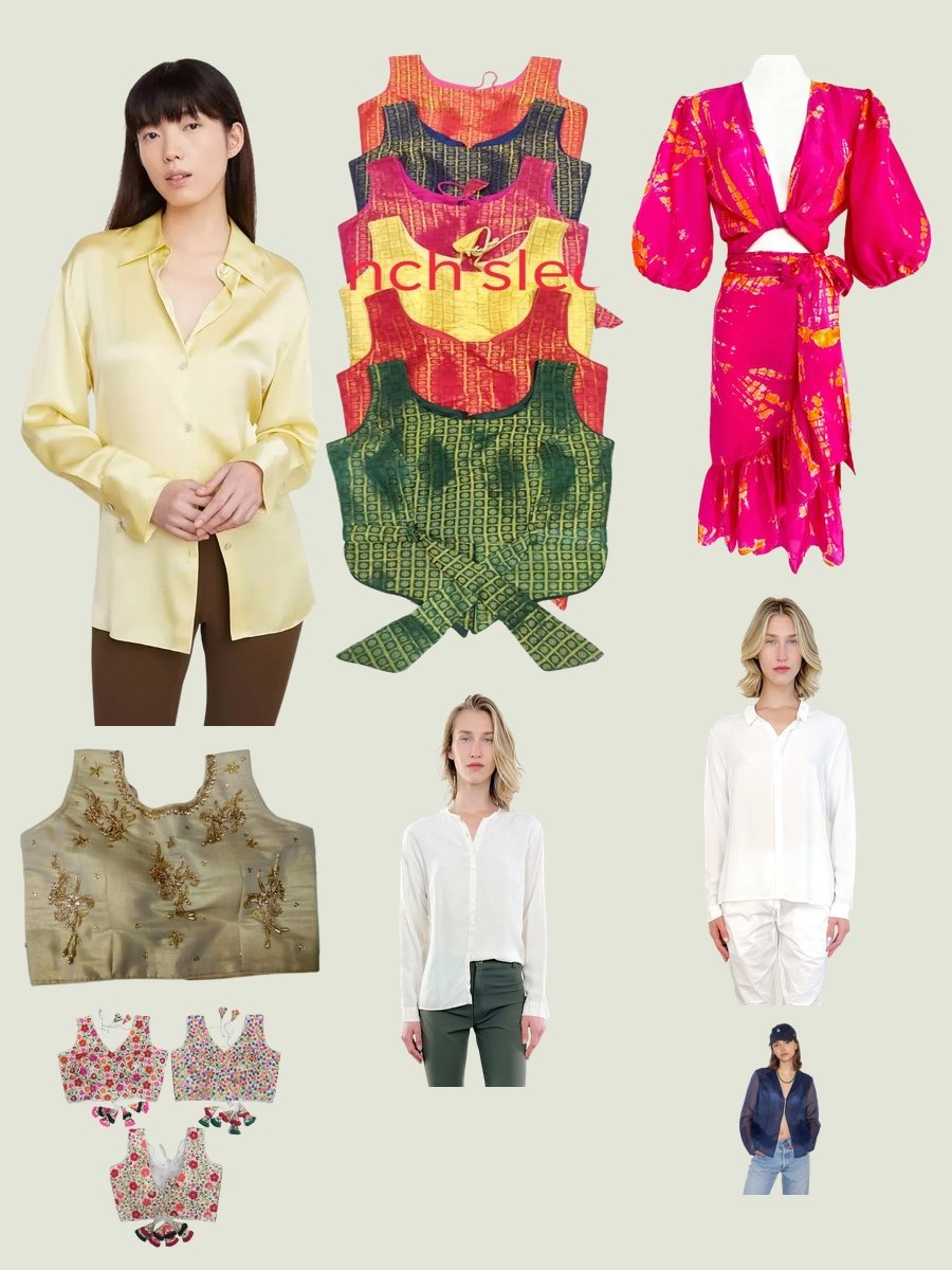 Green Dress Shirt Chic: Silk Blouse Edition