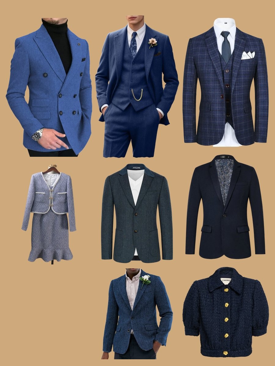 Men's Light Blue Tweed Jacket: A Style Revolution