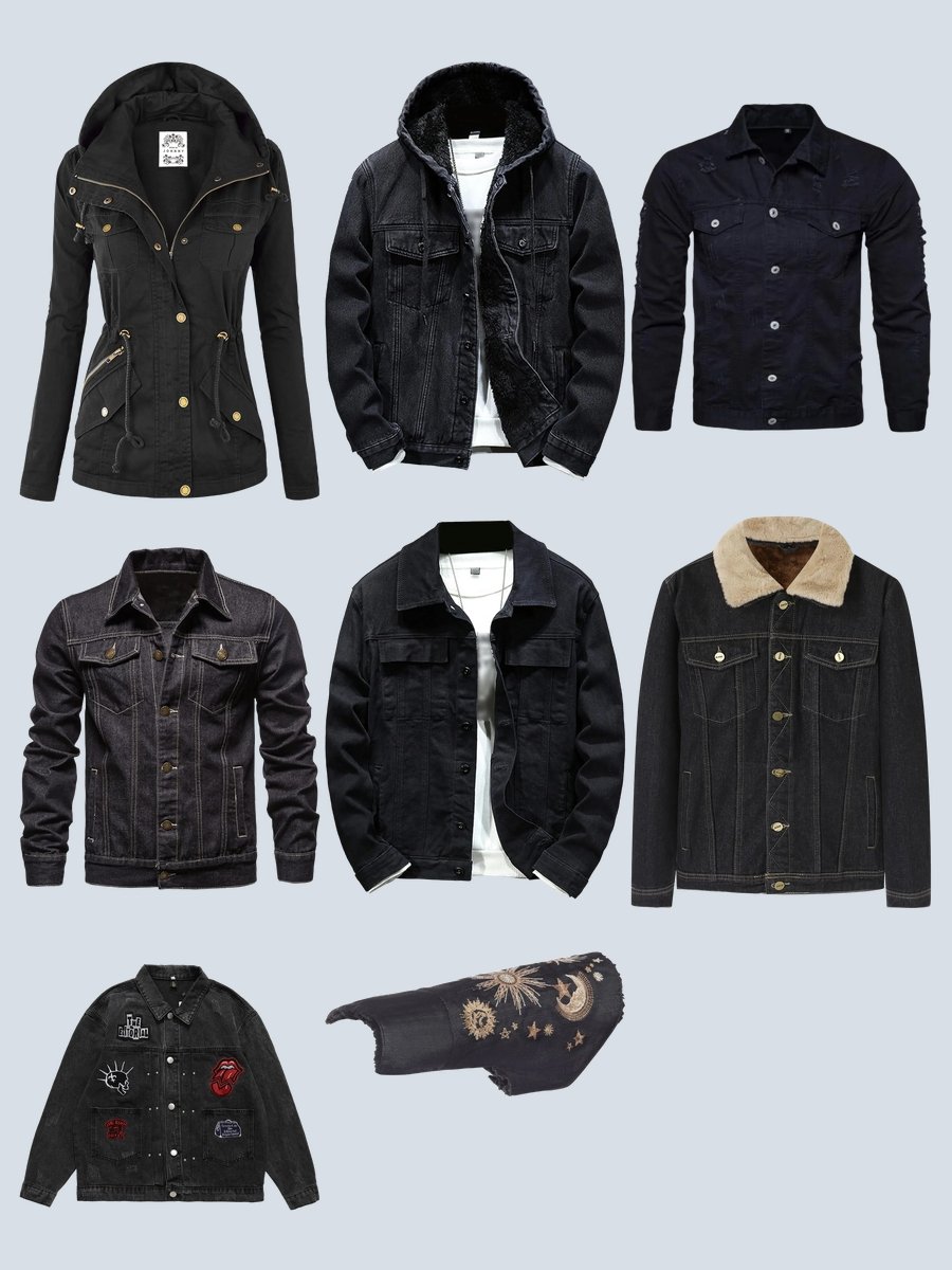 Rock the Black Denim Work Jacket in Style