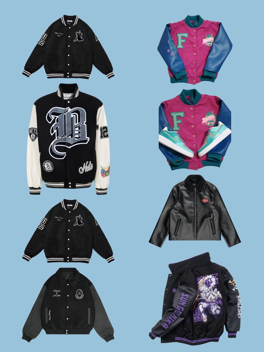 Rock the Look: Men's Varsity Jacket Magic!