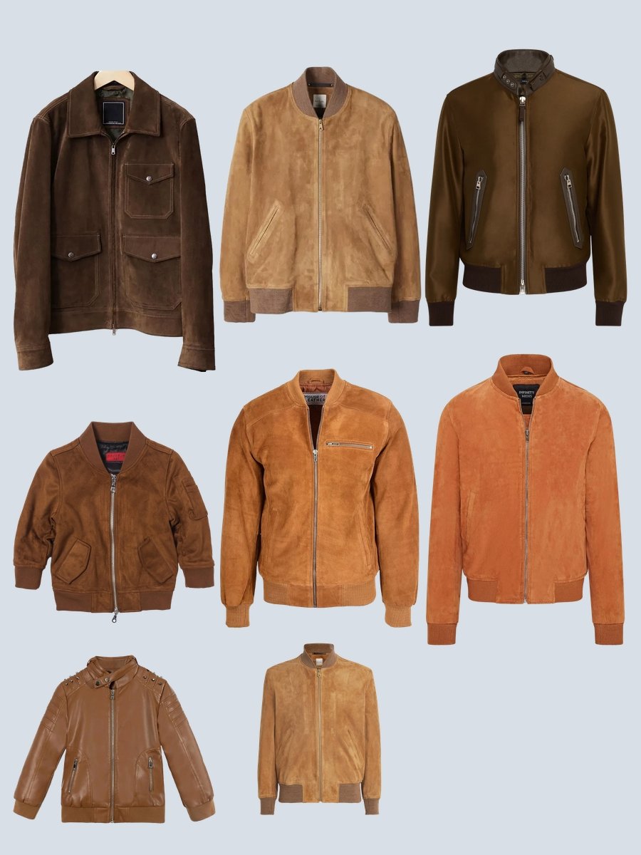 Suede Bomber Jackets: Style Game Revolution