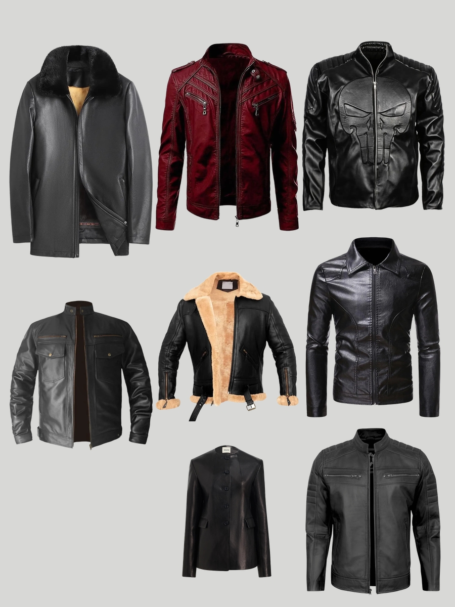 Designer Jackets: Black Leather Magic!