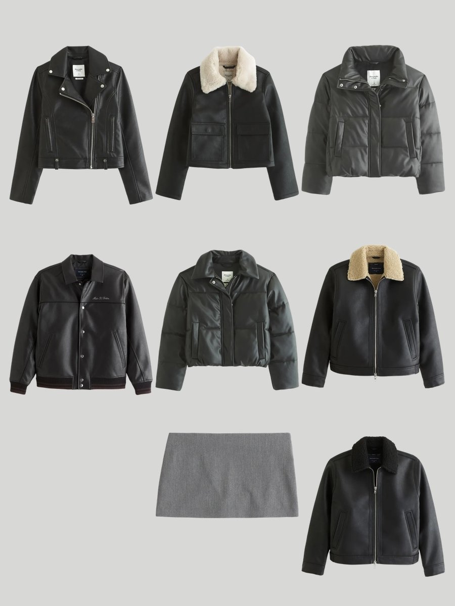 Rock the Abercrombie Leather Jacket with Flair!