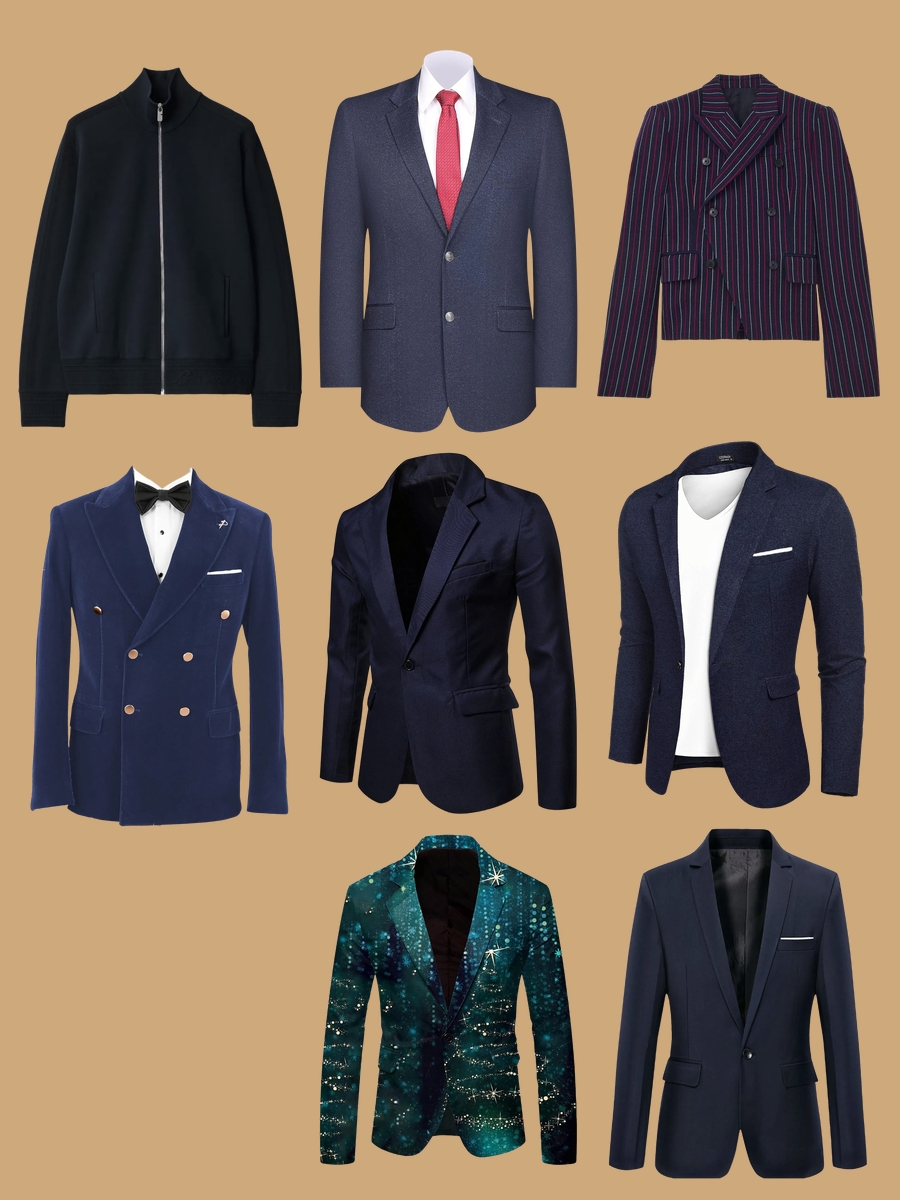 Level Up Your Style with a Navy Blue Sport Jacket!