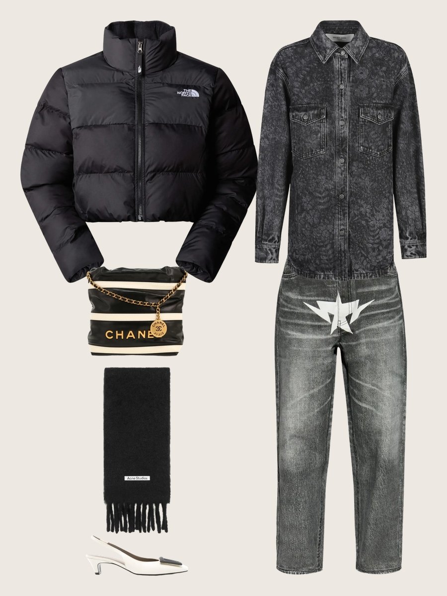 Chicly Wrapped: North Face Jacket for Women Styled