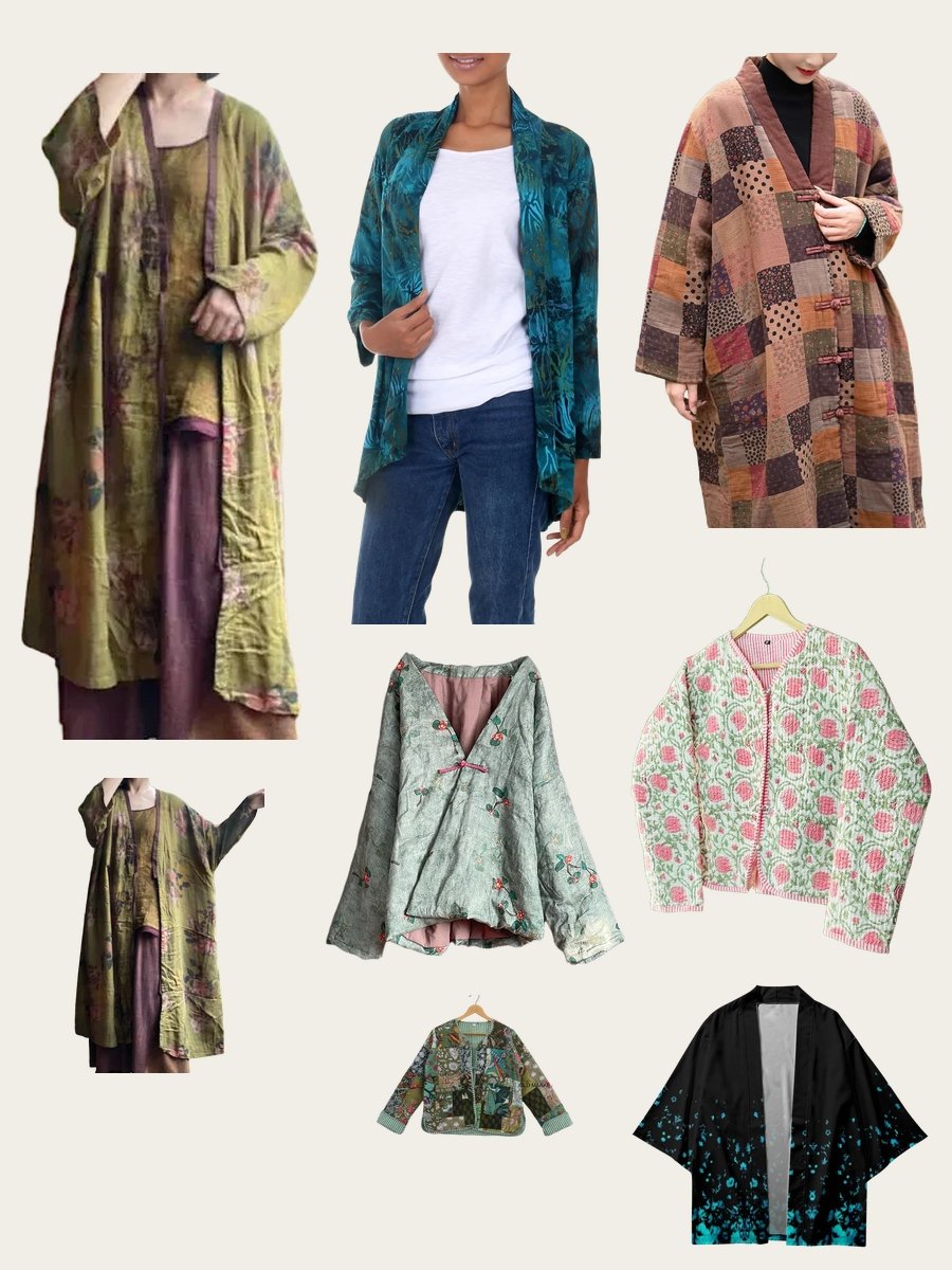 Style a Chic Look with This Floral Kimono Jacket