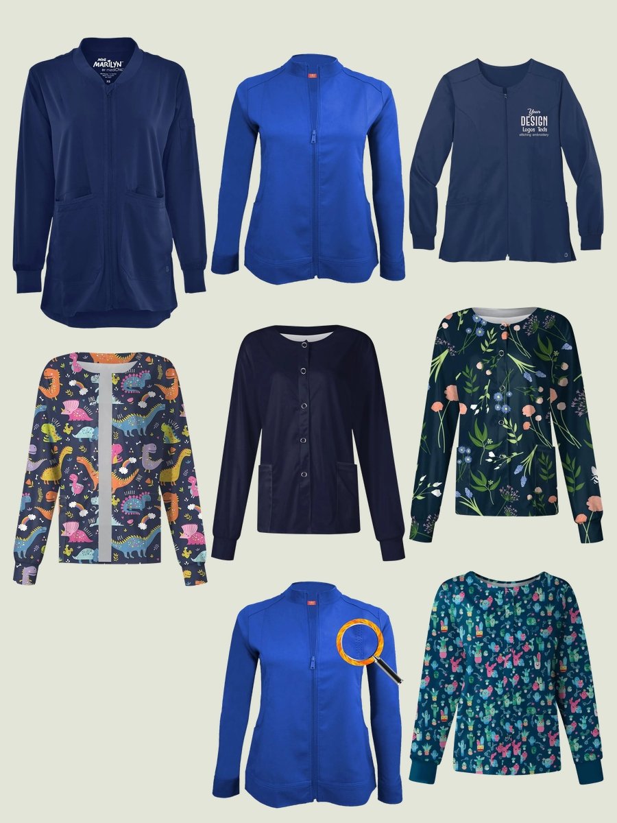 Upgrade Your Wardrobe: Navy Blue Scrub Jackets