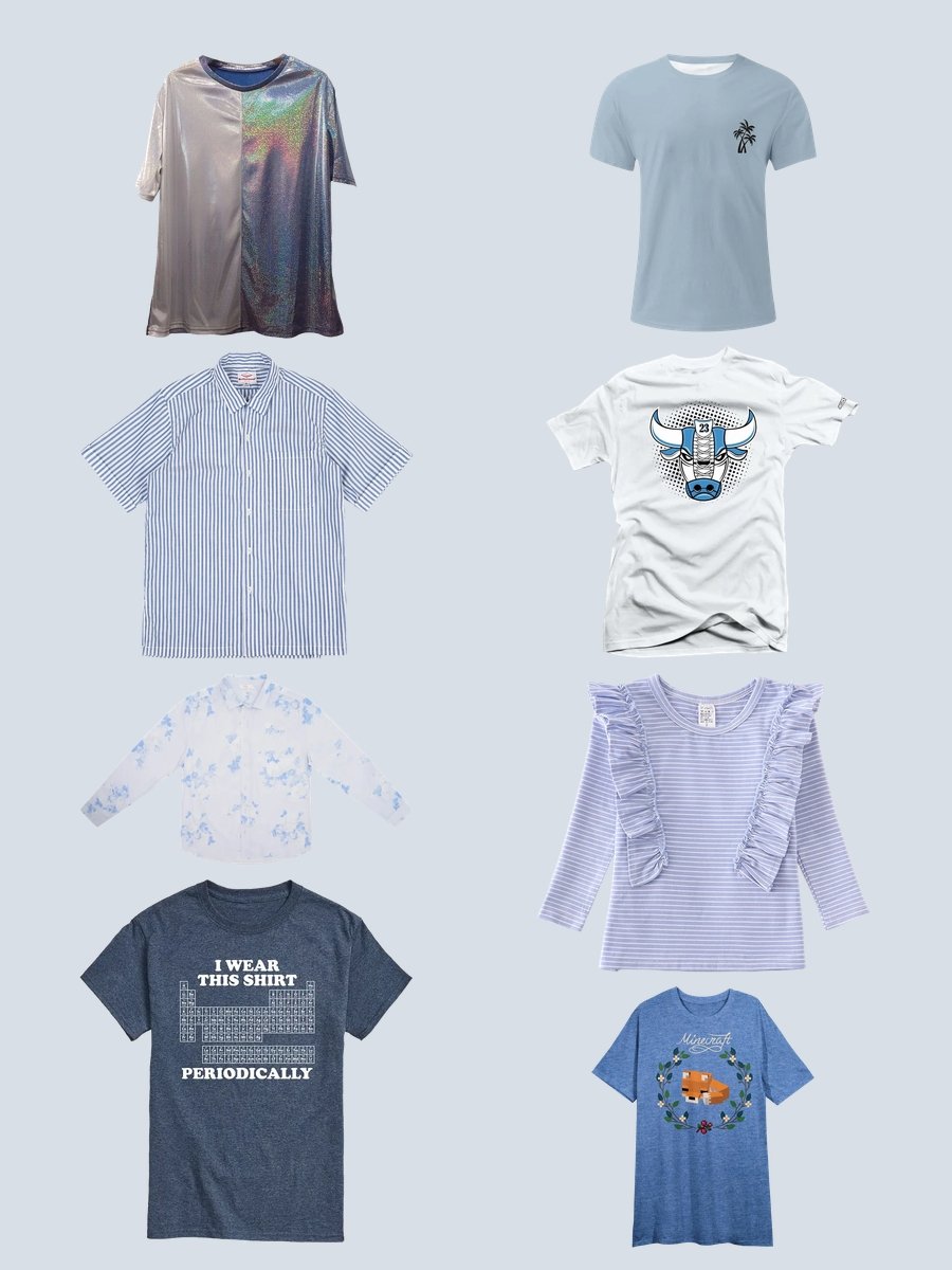 The Chic Blue Striped Two-Seater Shirt Style Guide