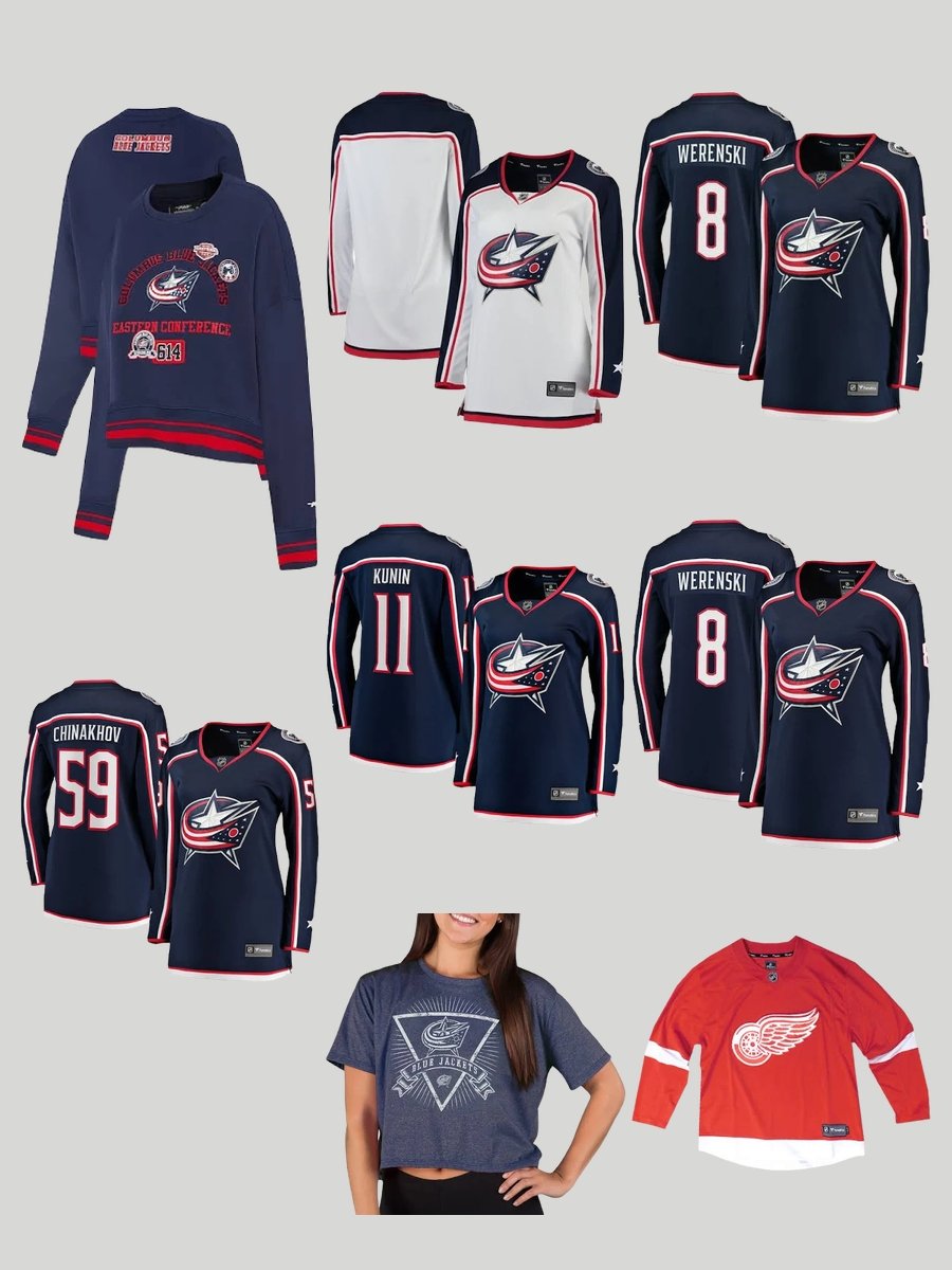 Score in Style: Columbus Blue Jackets Jersey Chic!