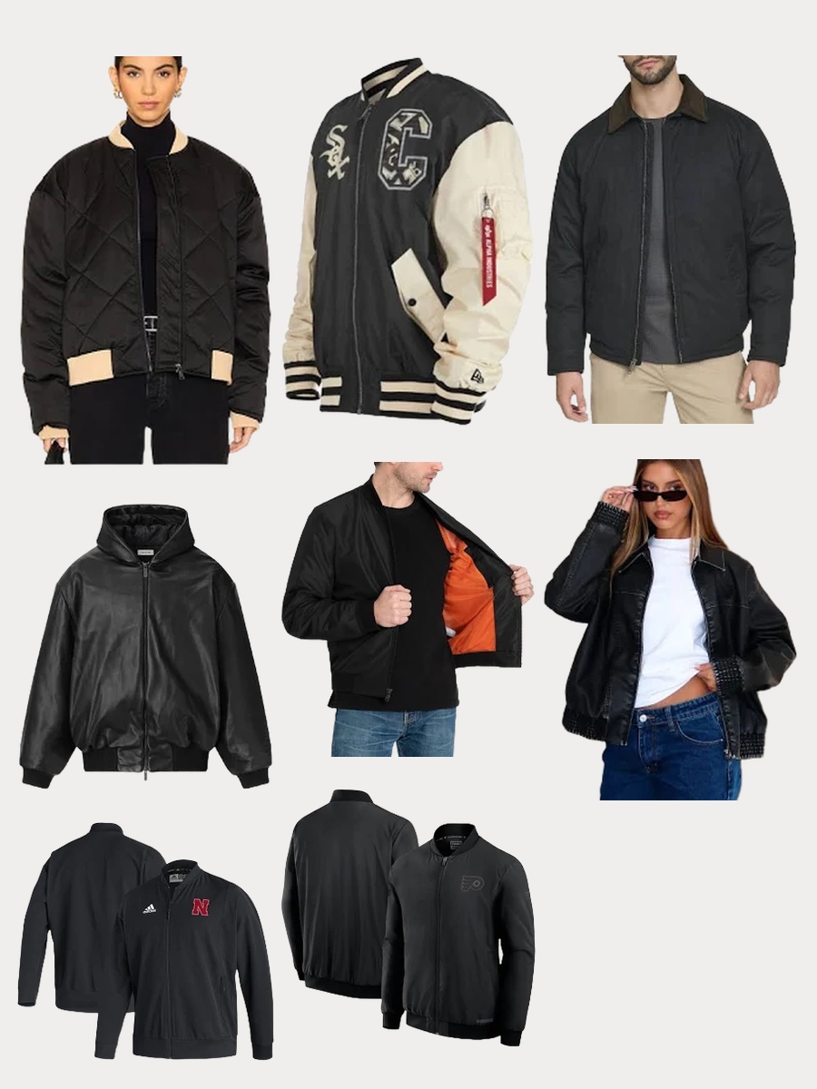 Black Bomber Jacket Men: Versatile, Bold, Essential