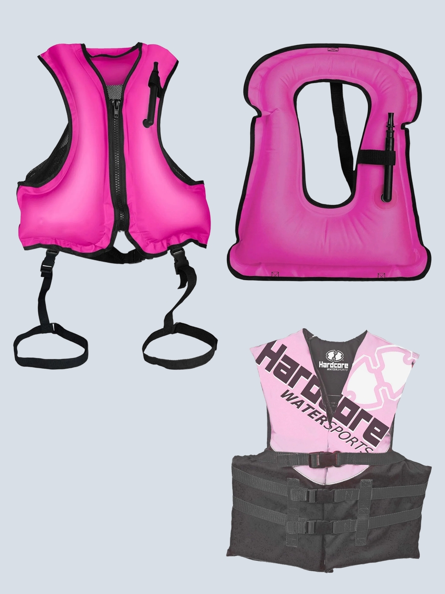 Rock Your Style with a Neon Pink Kayak Life Jacket