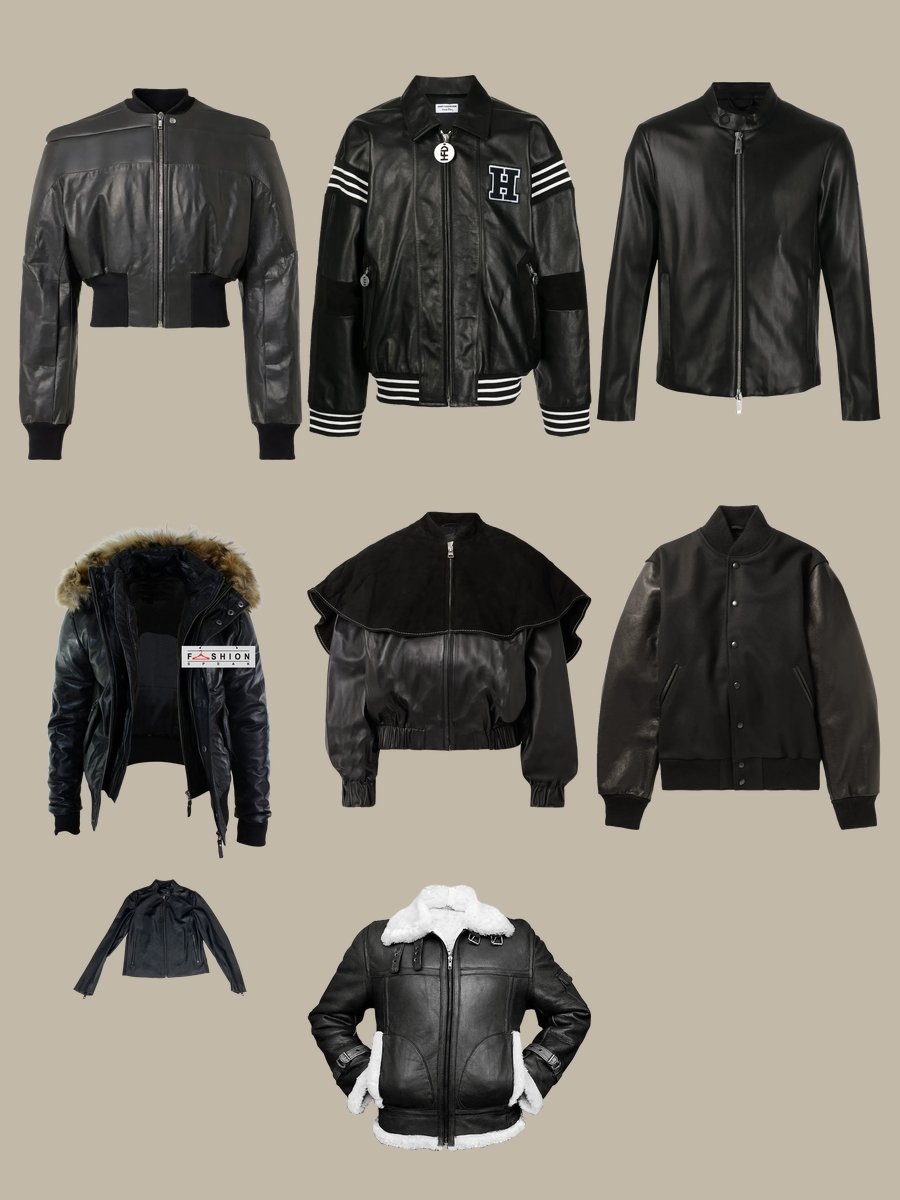 Unleash Your Edge with the Leather Jacket Bomber Military Style