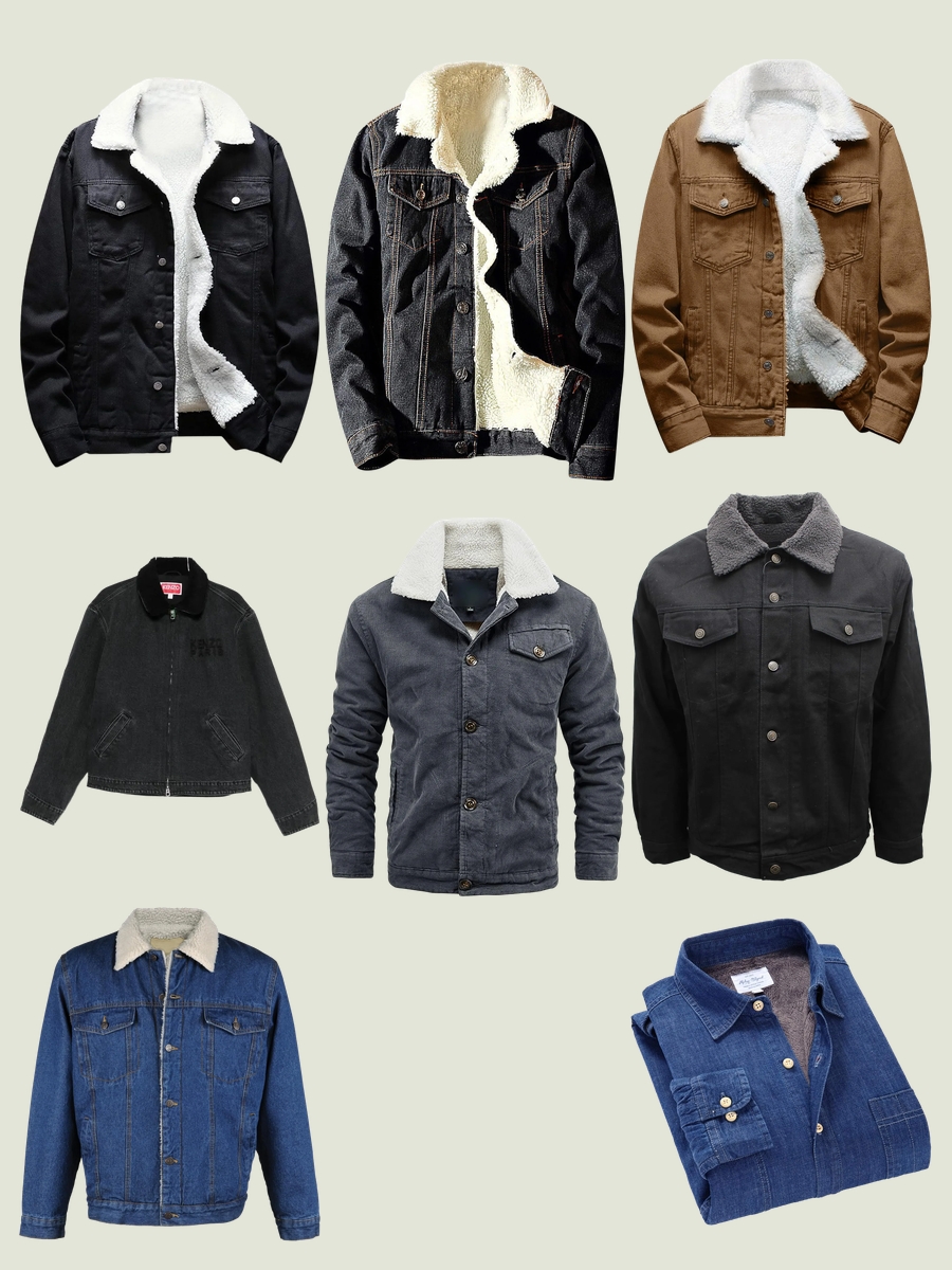 Master the Chill with a Men's Sherpa Lined Jacket