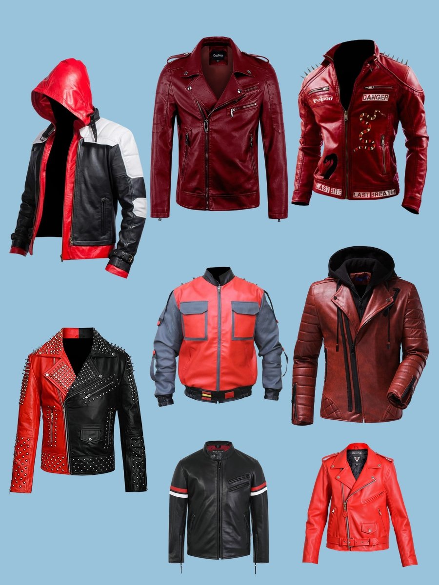 Rock Your Look: The Red Leather Biker Jacket