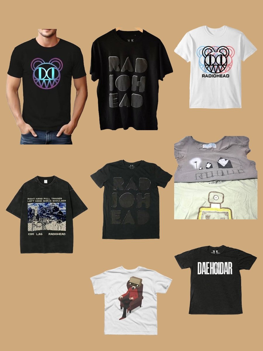 Rock Your Mood with a Radiohead T-Shirt