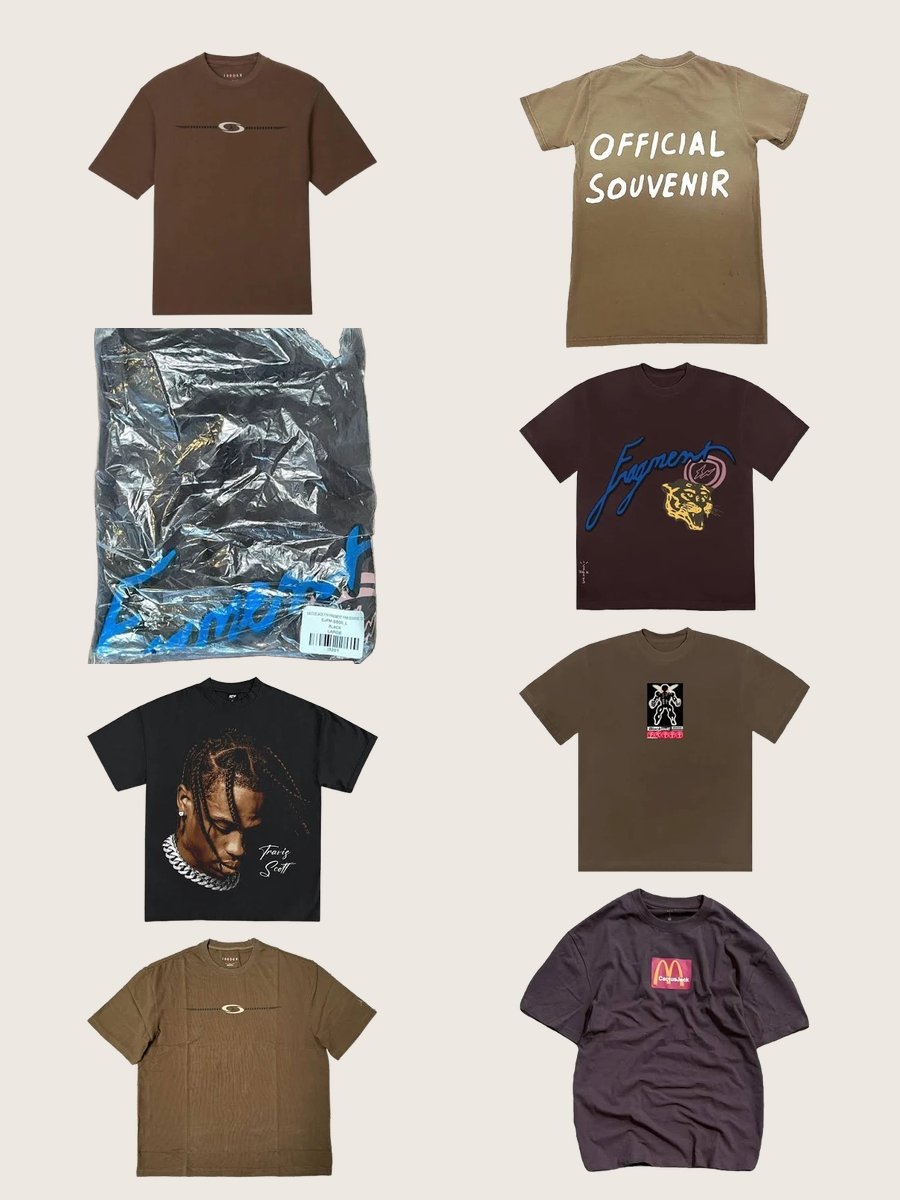 Rocking the Brown Travis Scott UC Berkeley Shirt