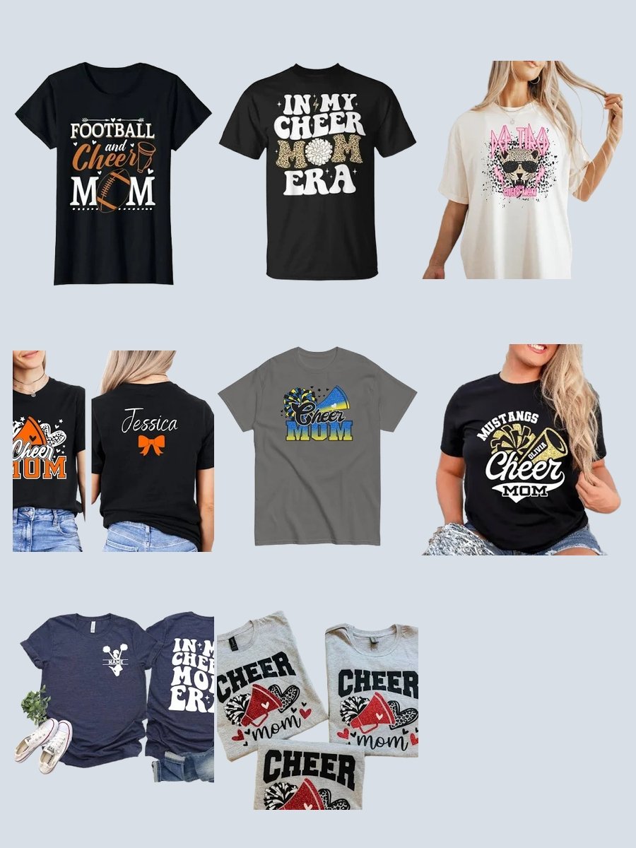 Cheer Mom Shirts: Stylish & Spirited Looks
