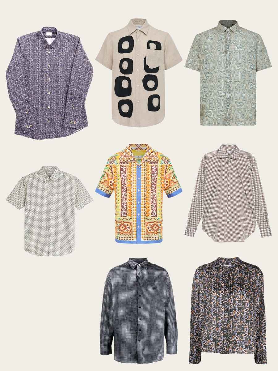 Dan Flashes Shirt: Geometric Patterns for Fashionistas