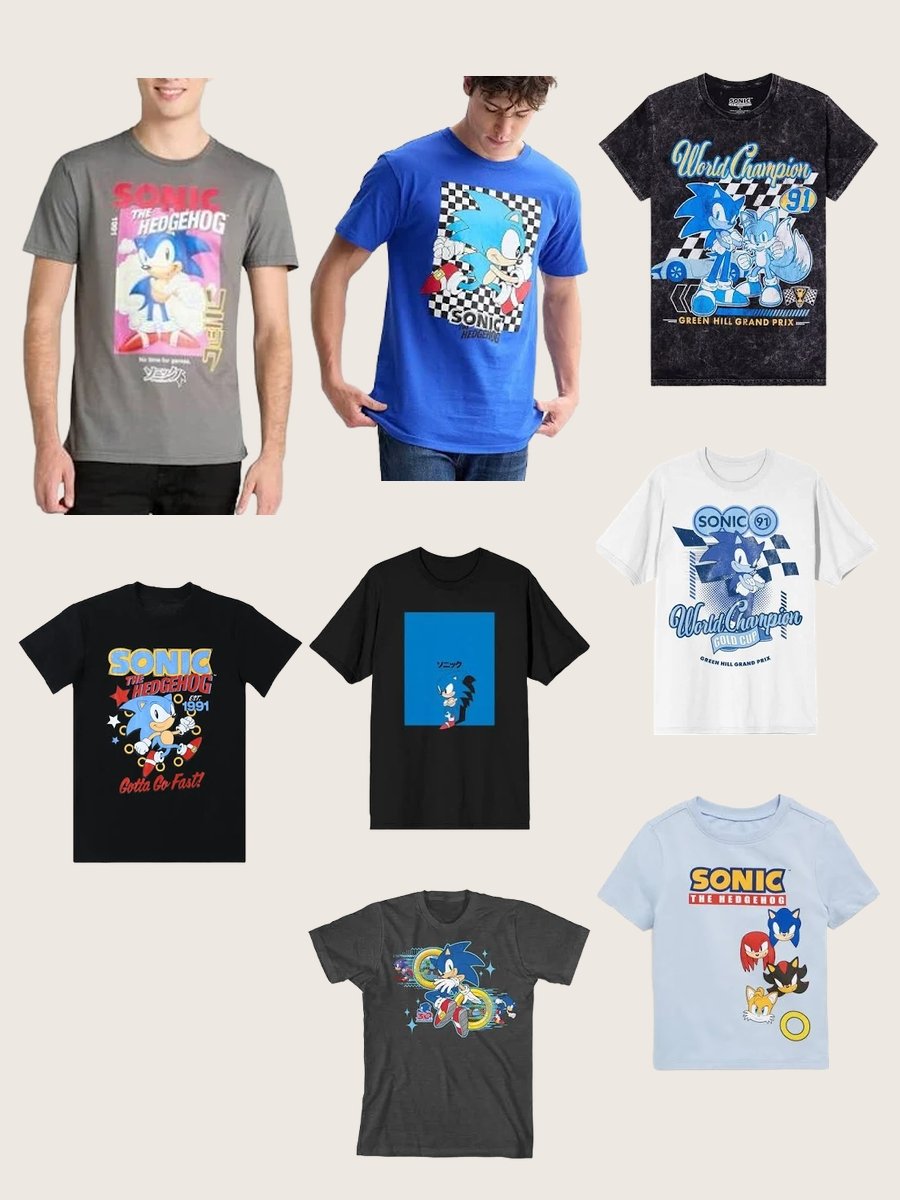 Rock Your Style with the Iconic Sonic Shirt!