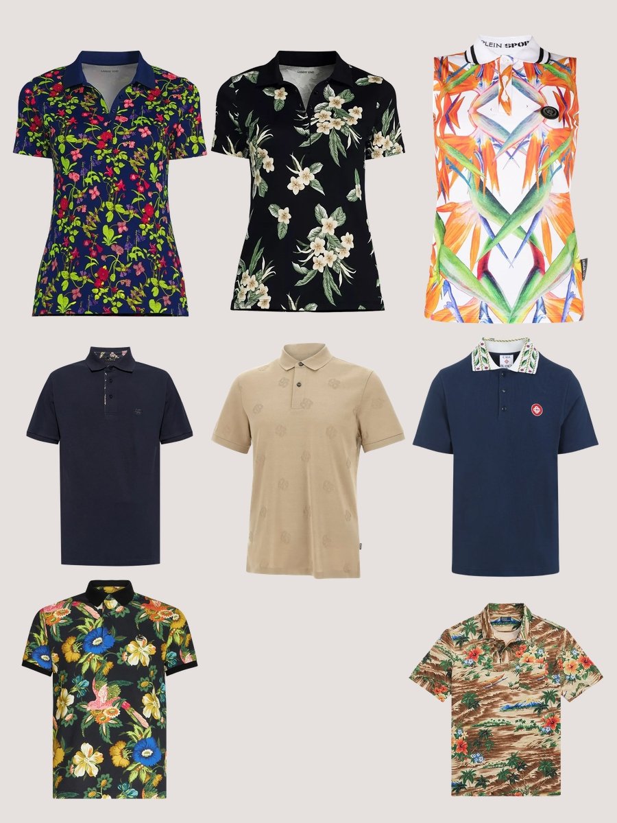 Embroidered Polo Shirts: The Chic Floral Edition