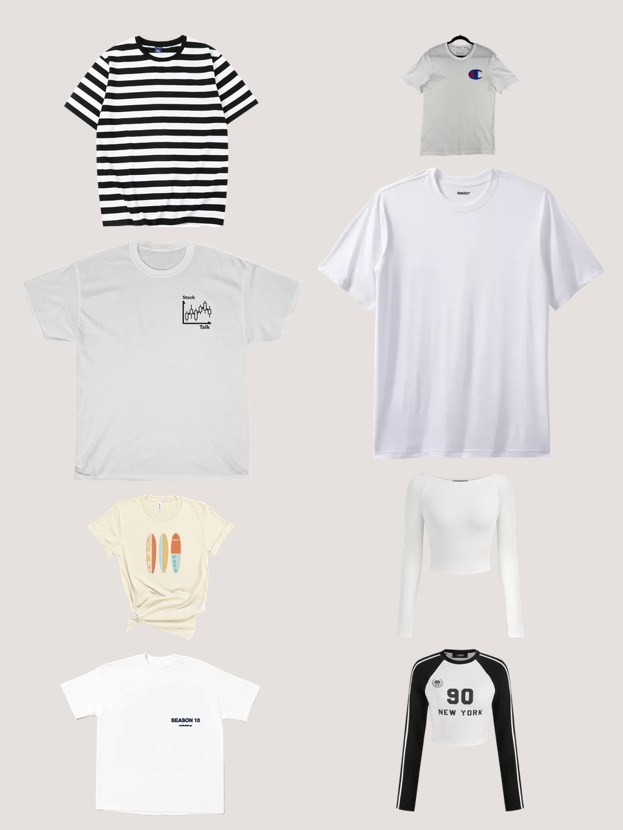 Shirt Tee Magic: Elevate With a White Crewneck