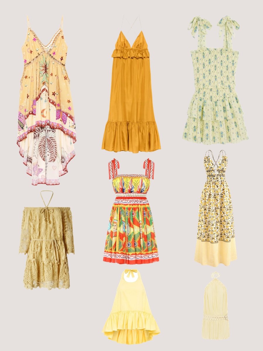 Yellow Clothing: Radiate Sunshine in Pastel Ruffles