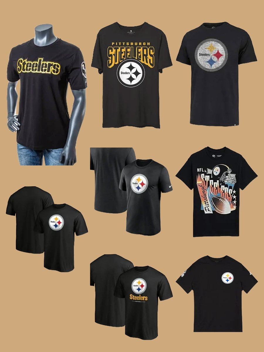 Steelers Shirt Style: Elevate Your Black Tee Game