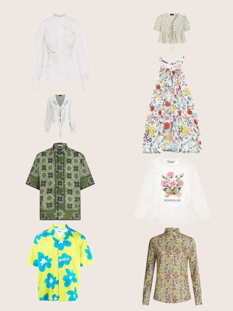 Shirt Drawing: Style a Floral Blouse Fantastically