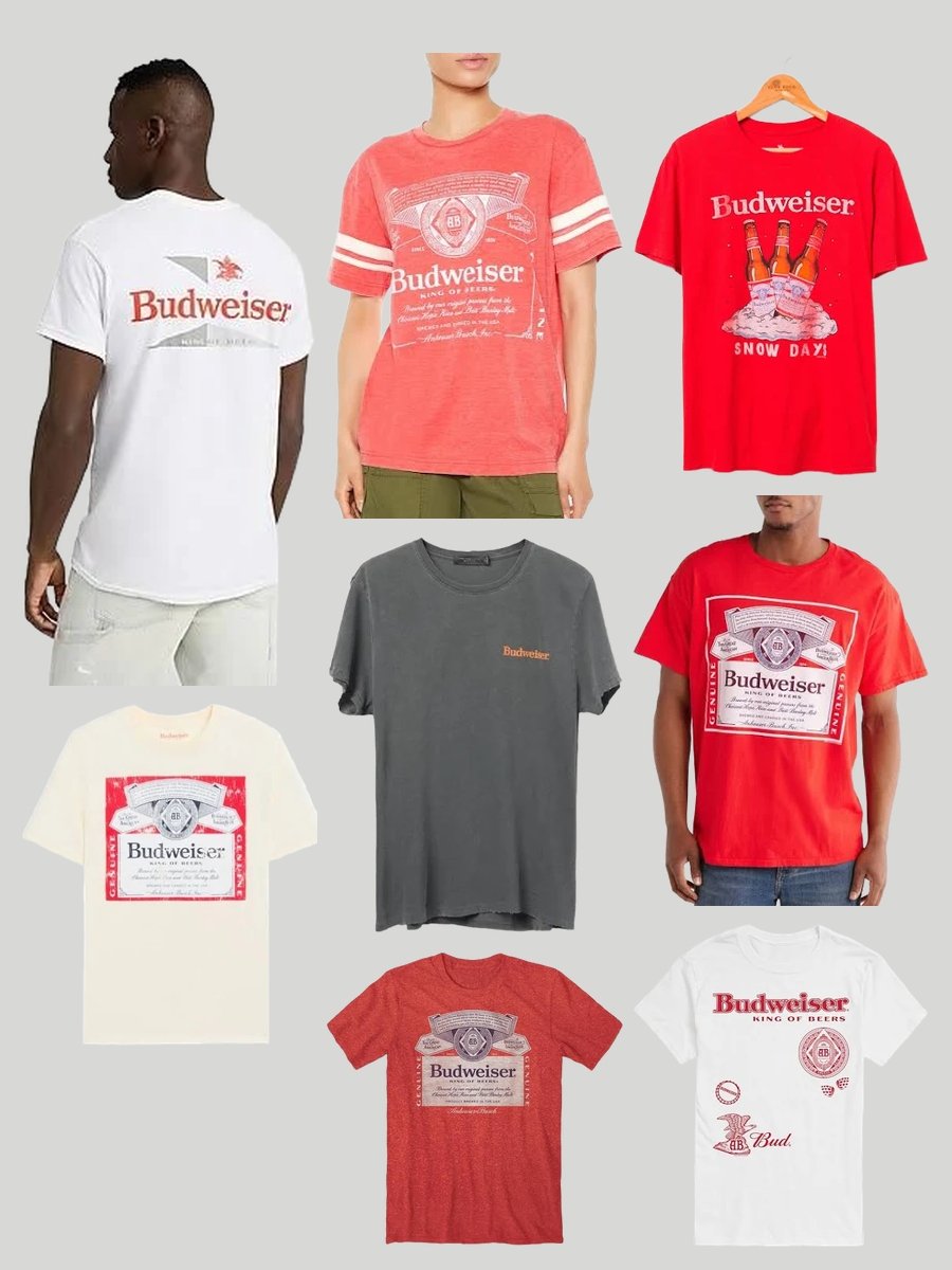Cheers to Style: Rock the Budweiser Shirt