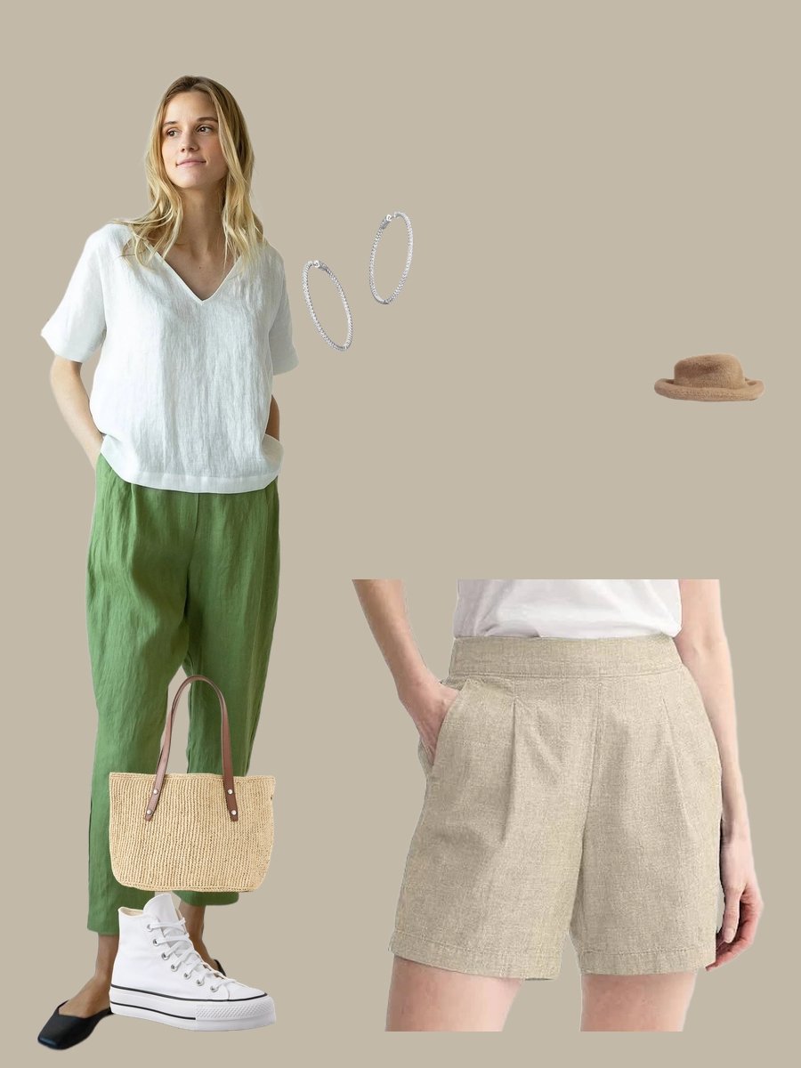 Drawing for Clothes: Chic Summer Linen Look