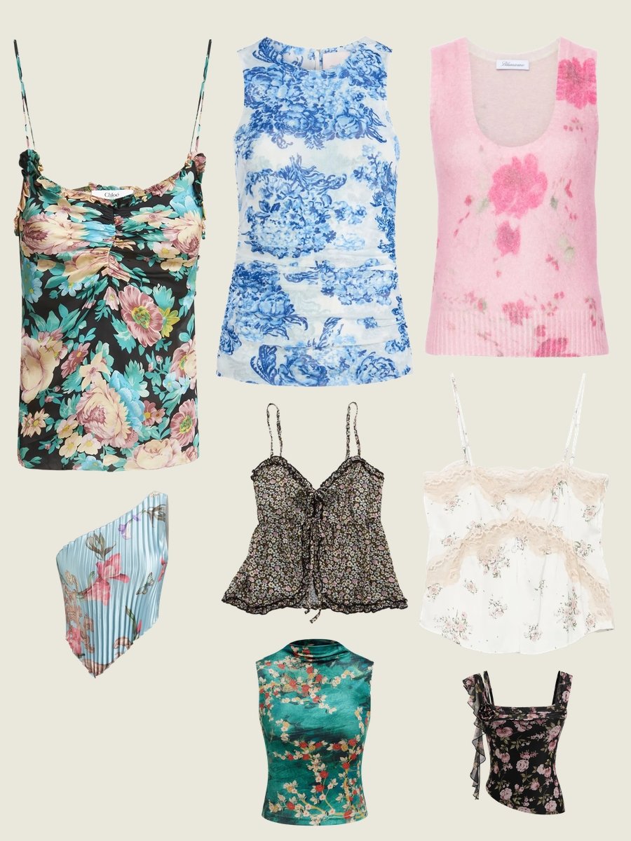 Floral Frenzy: Cute Tank Top Shirts Perfected!
