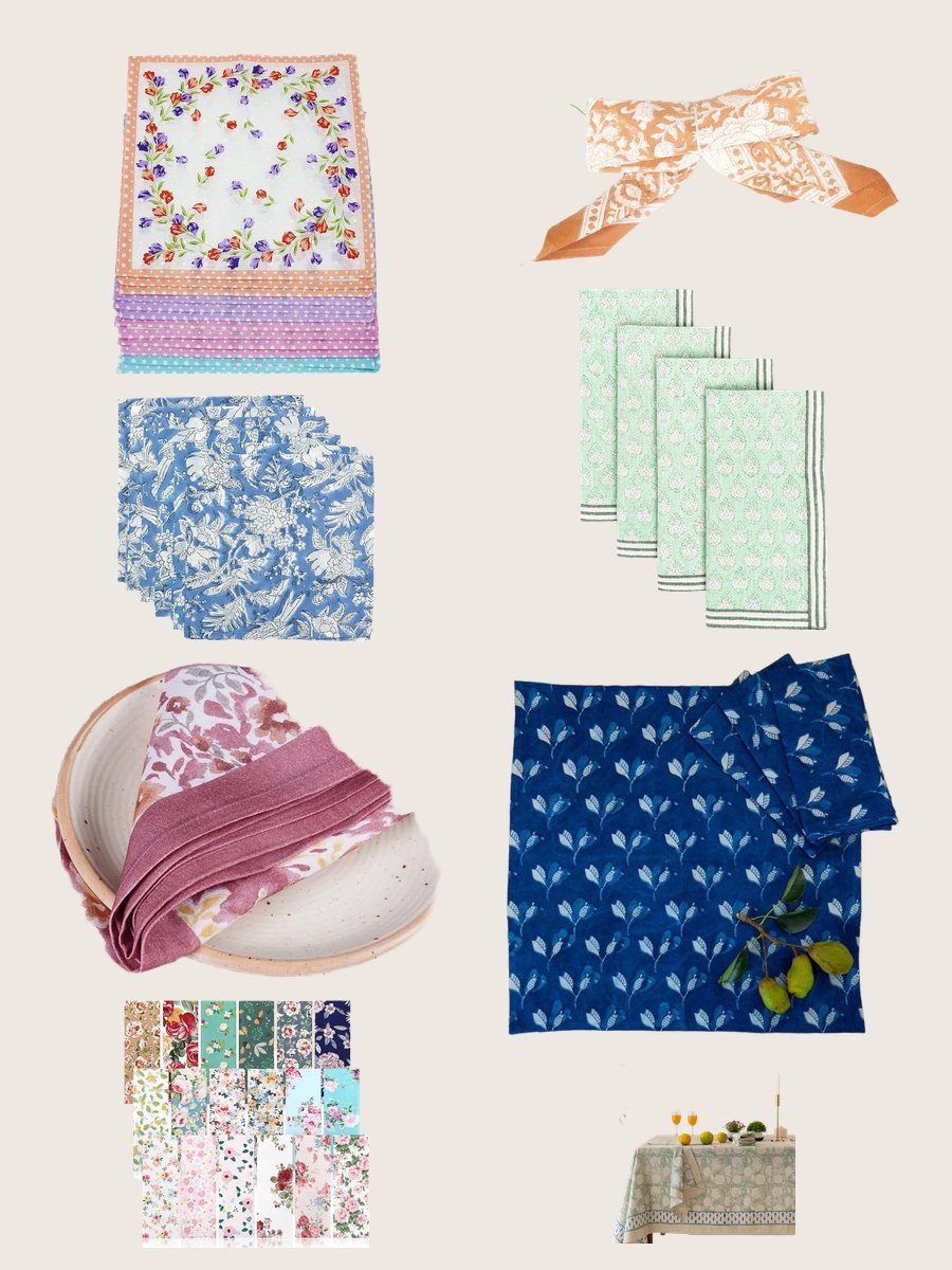 Floral 18x18 Cloth Napkins: Perfect Décor Must-Have!